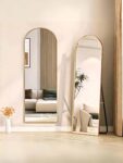 Arc Half Round Standing Mirror - Anodized & Portable