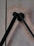 Minimalist Round Strap Mirror for Wash Basin Area