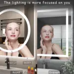 Holton Rectangle 3-Color LED Mirror