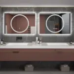 Holton Rectangle 3-Color LED Mirror