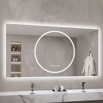Holton Rectangle 3-Color LED Mirror - Bathroom Mirror | LightMirror.in
