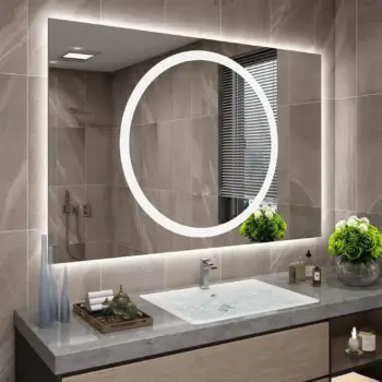 Holton Rectangle 3-Color LED Mirror