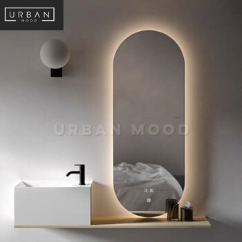 Exclusive Oblong LED Mirror with Android OS | Smart Home Bathroom Vanity Upgrade