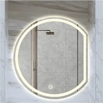 Imiya Semicircle LED Mirror - 3 Light Dimmable Vanity Mirror - light mirror | LightMirror.in