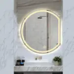 Imiya Semicircle LED Mirror – 3 Light Dimmable Vanity Mirror