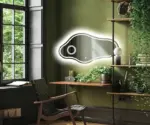 Luna Irregular LED Mirror – Dimmable Vanity Mirror