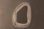 Keira Pebble Shaped 3-Color LED Mirror