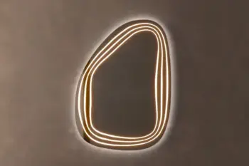 Keira Pebble Shaped 3-Color LED Mirror