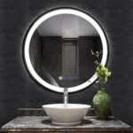 Keuna Round LED Mirror | Metal Frame | Dimmable