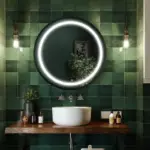 Keuna Round LED Mirror | Metal Frame | Dimmable