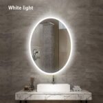 Kolby Frosted Edge Oval 3-Color LED Mirror