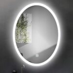 Kolby Frosted Edge Oval 3-Color LED Mirror