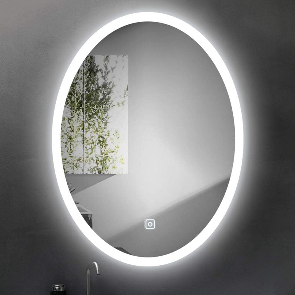 Kolby Frosted Edge Oval 3-Color LED Mirror Kolby Frosted Edge Oval 3-Color LED Mirror
