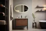 Kolomon Large Oval Backlit 3-Color LED Mirror
