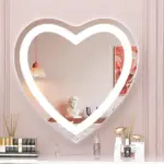 Kresic Heart Shape 3-Color LED Mirror