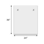 Elliptical Moon Shine LED Bathroom Mirror – Natural White Light – Rectangular