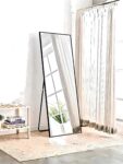 Anodized L-Shaped Floor Mirror - 2 Year Warranty