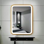Liana Gold LED Rectangle Mirror