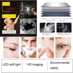 Liana LED Rectangle Mirror | Black Metal Frame | Dimmable Lightmirror.in