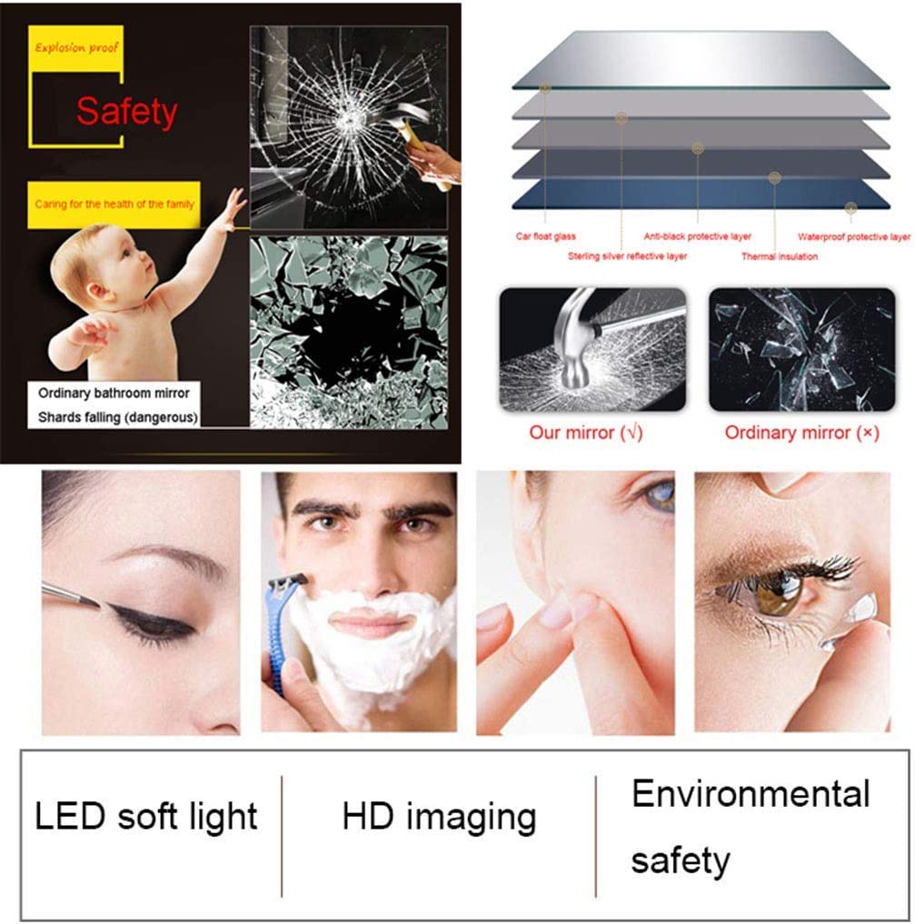 Liana LED Rectangle Mirror | Black Metal Frame | Dimmable Lightmirror.in - Framed LED Mirror | LightMirror.in Liana LED Rectangle Mirror | Black Metal Frame | Dimmable Lightmirror.in - Framed LED Mirror | LightMirror.in