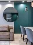Vista Living Room Mirror – Imported Belgium Glass & Custom Shape
