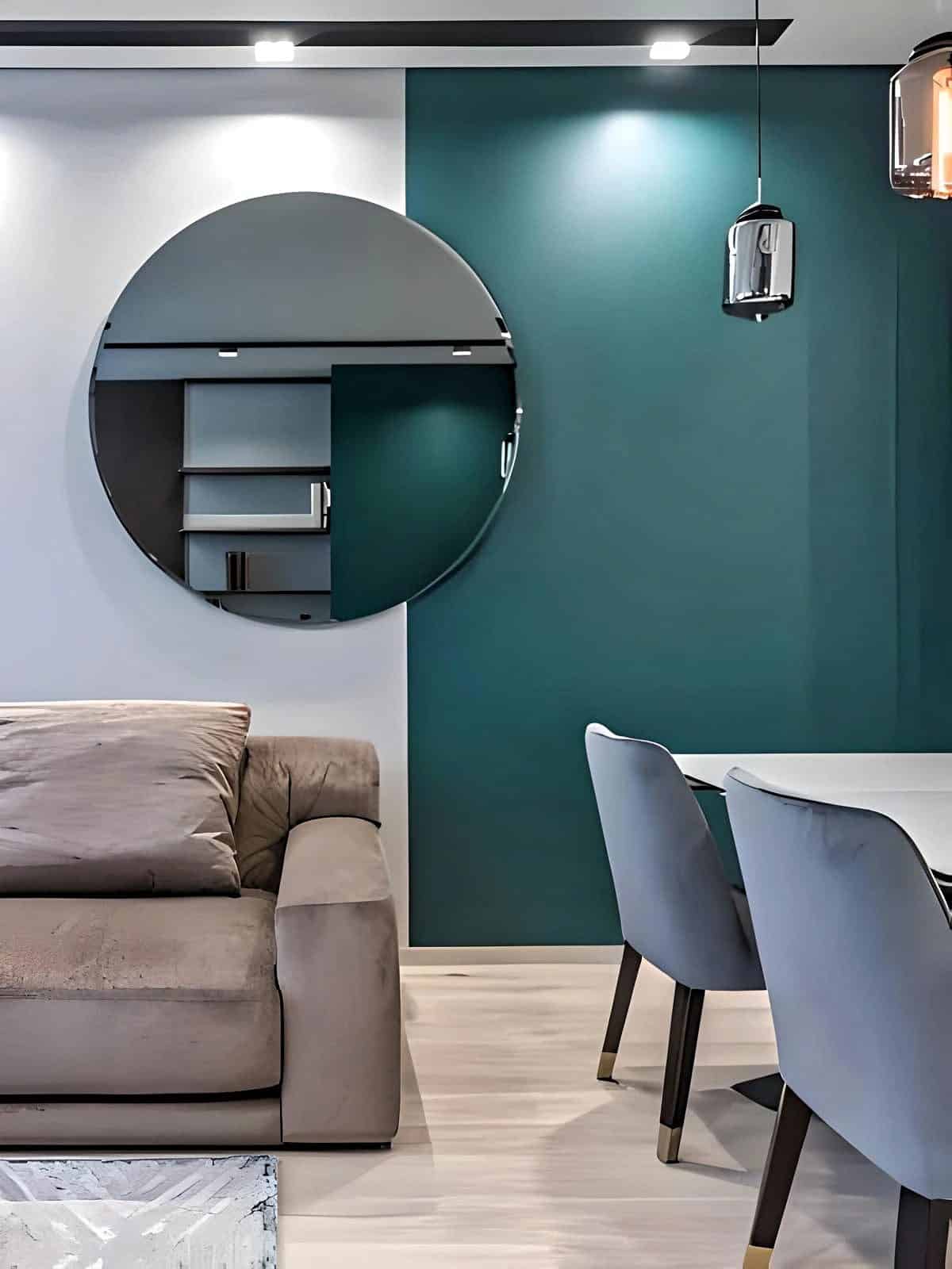Vista Living Room Mirror - Imported Belgium Glass & Custom Shape Vista Living Room Mirror - Imported Belgium Glass & Custom Shape