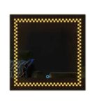 Custom LED mirrors enhancing home decor.