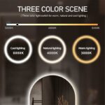 Arched Illumina LED Bathroom Mirror – Oval Design, Anti-Fog, and Adjustable Lighting