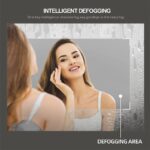 EcoLuxe Arched LED Mirror – Touch Controls, Anti-Fog, and Energy-Efficient Lighting