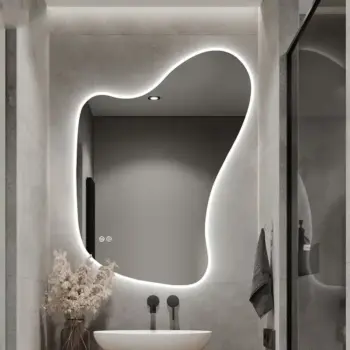 Melfa Irregular 3-Color LED Mirror