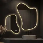 Melfa Irregular 3-Color LED Mirror
