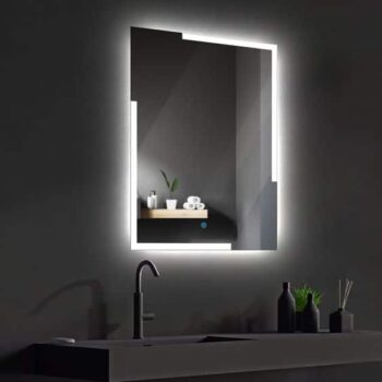 Milani Rectangle 3-Color LED Mirror - Bathroom Mirror | LightMirror.in