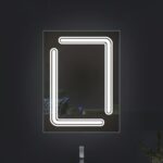 Artisan Crafted Belgium Glass LED Mirror | Touch Control