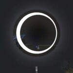 Dual Color Illuminated Round Glow LED Bathroom Mirror
