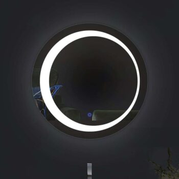 Dual Color Illuminated Round Glow LED Bathroom Mirror