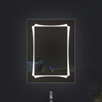 Dual Color Rectangular Glow LED Mirror for Bathroom