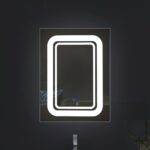 Dual Color Duo Glow LED Mirror for Bathroom – Rectangular