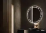 Nafna Round 3-Color LED Mirror