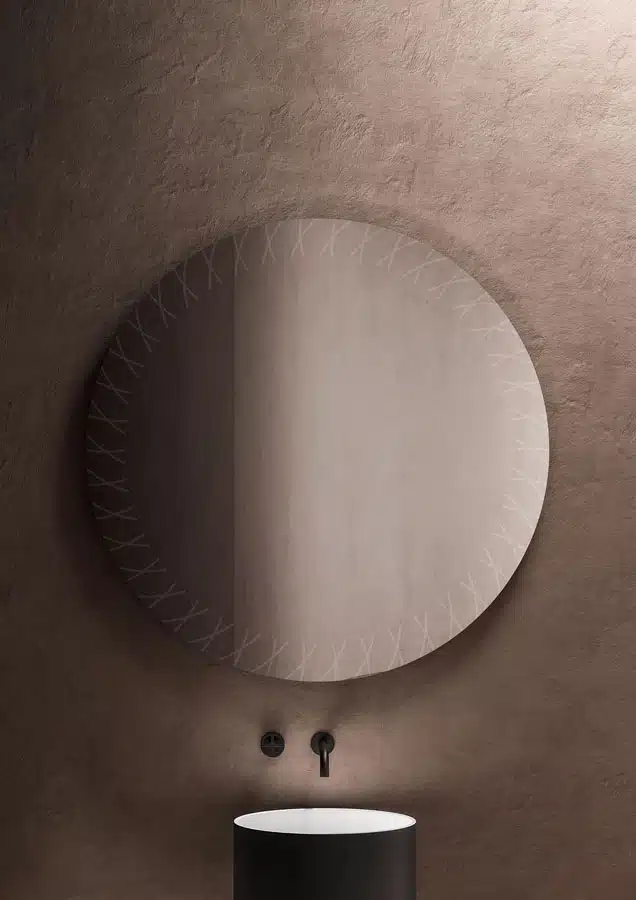 Nafna Round 3-Color LED Mirror - Bathroom Mirror | LightMirror.in Nafna Round 3-Color LED Mirror - Bathroom Mirror | LightMirror.in