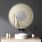 Serene Glow Belgian Mirror