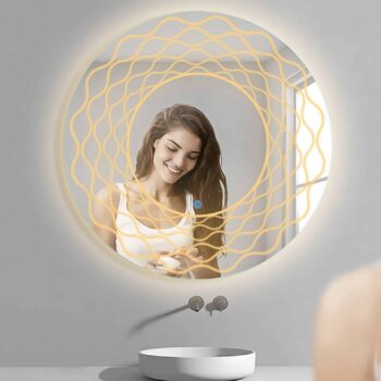 Serene Glow Belgian Mirror