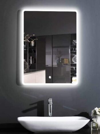 Inches Rectangular Contemporary LED Light Mirror with White Lights – Premium Quality by MW