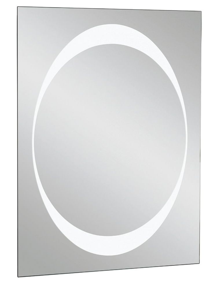 Elegant 24x36 Inch LED Mirror – Vertical Wall Mirror with White Frame Elegant 24x36 Inch LED Mirror – Vertical Wall Mirror with White Frame