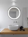 Premium 30-Inch LED Lighted Mirror with White Branded LED – Contemporary Design