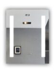 L2 White LED Mirror | Dual Vertical Lights | Touch & Sensor | Lightmirror.in