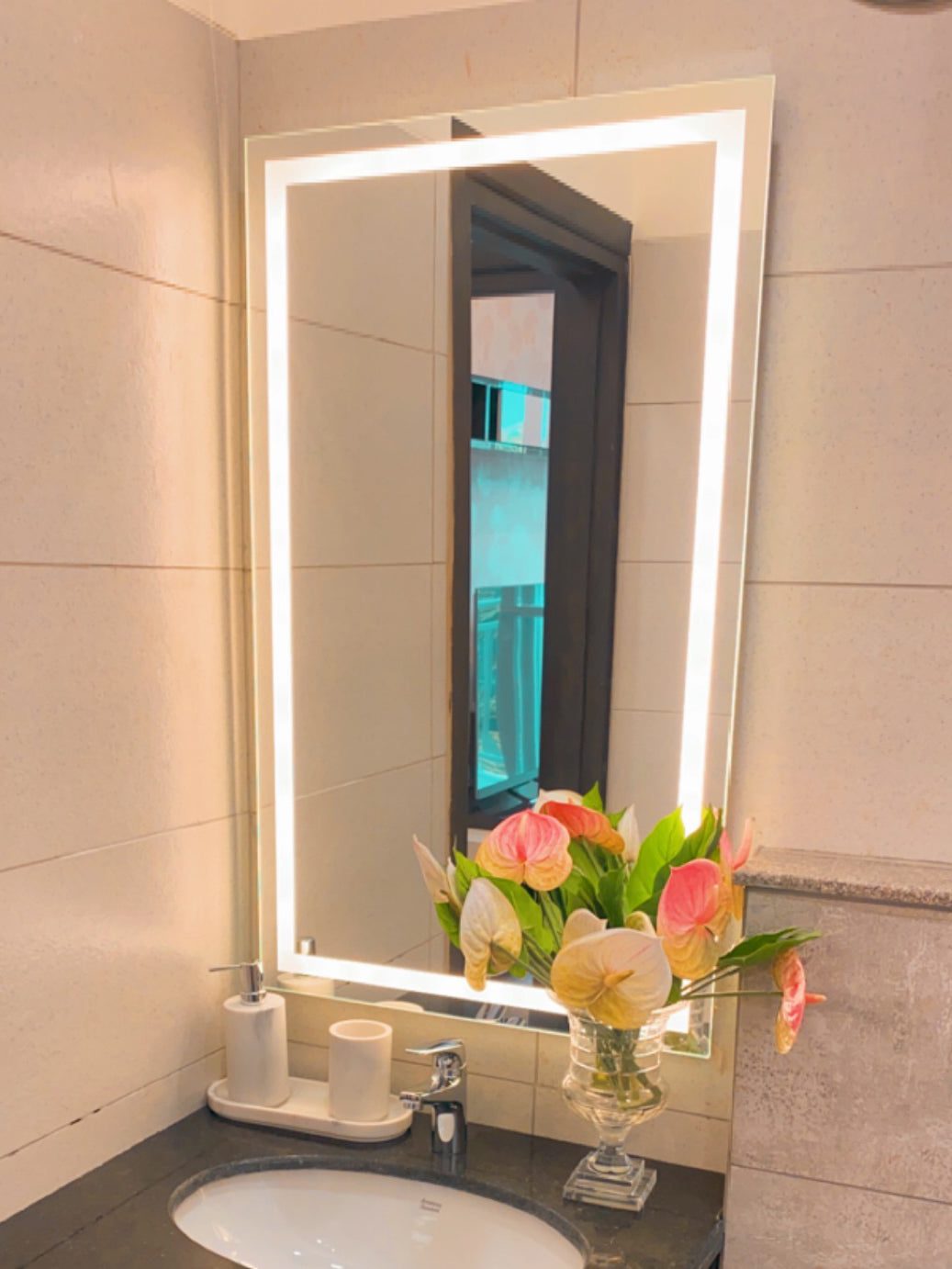 FullWarm LED Mirror | 240 LED Strip | Lightmirror.in FullWarm LED Mirror | 240 LED Strip | Lightmirror.in