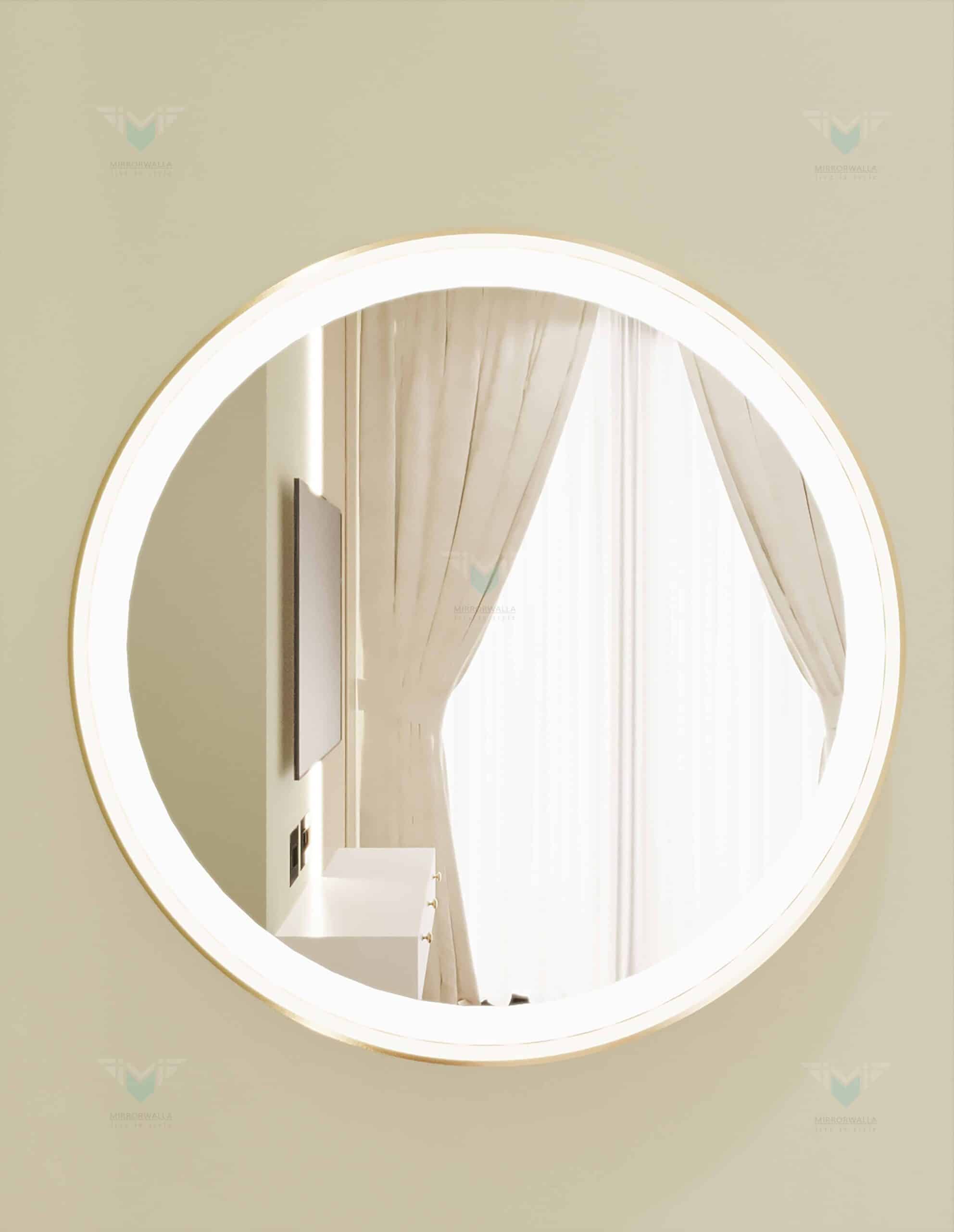 BrassMatt LED Mirror | Philips LED | Lightmirror.in BrassMatt LED Mirror | Philips LED | Lightmirror.in
