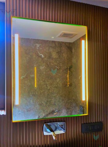 Light mirrors with defogger