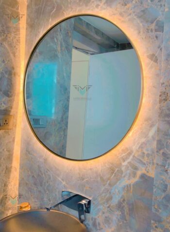PremiumGlow Warm LED Mirror | Osram/Syska/Philips LED | Lightmirror.in