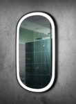 black frame oblong outer frosted design